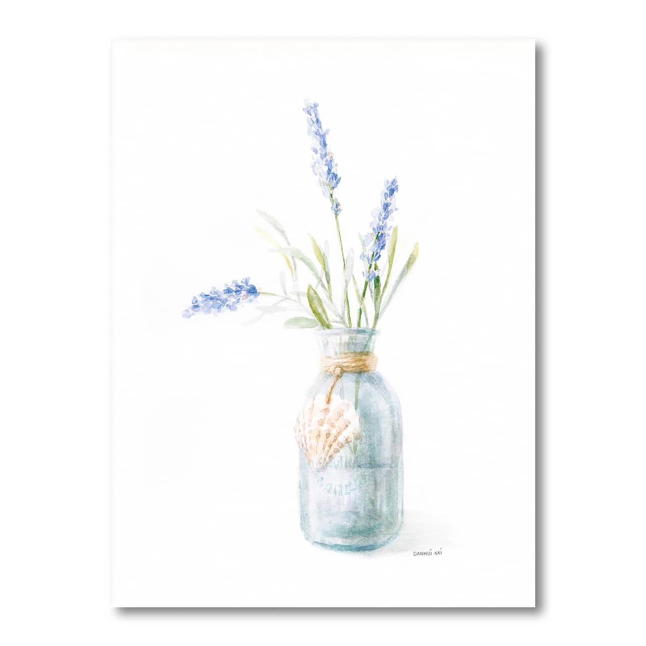 Designart - RW Beach Flowers III - Cottage Canvas Wall Art